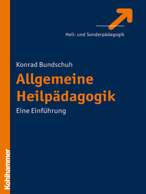cover image of Allgemeine Heilpädagogik